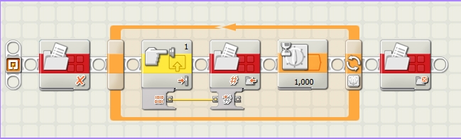 Programa data logger para LEGO Mindstorms NXT